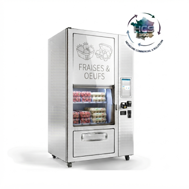 distributeur automatique réfrigéré pour produits fragiles 